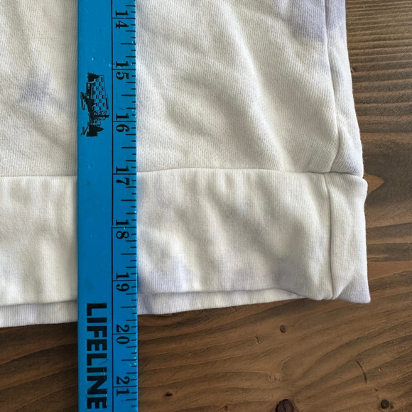 Women's Jonathan Simkhai Standard XL White Purple Tie-Dye Sleeveless Hoodie - Picture 6 of 6